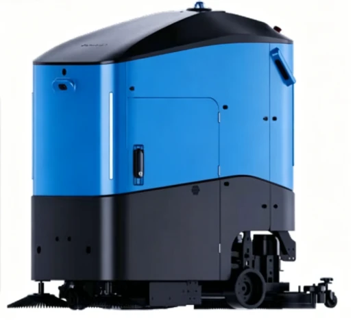 Mini feie- og skurerobot